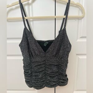 Wild Fable Black Glitter Top